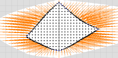 Representación esquemática del funcionamiento del propósito de conversión colorimétrico (imagen original: vídeo quicktime © 1996-1998 Candela Ltd.).