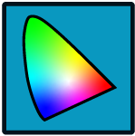 Icono de espacio de color.