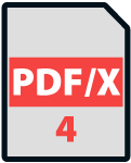 Icono de PDF/X-4.