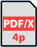Icono de PDF/X-4p.