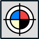Icono de separación de colores.