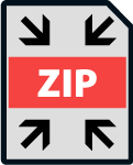 Icono compresión ZIP.