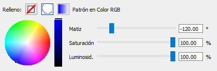 Un espacio de color patrón no coloreado en el inspector de Enfocus PitStop Pro.